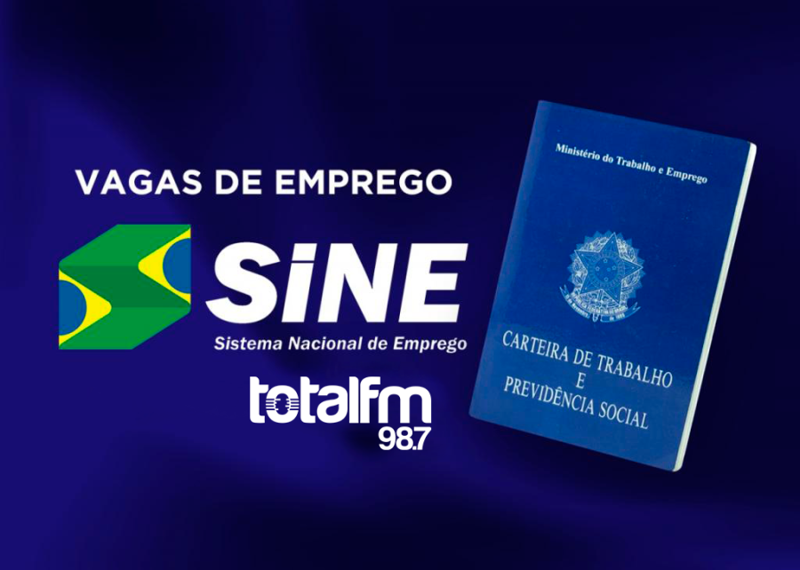 VAGAS DE EMPREGO - SINE PARÁ DE MINAS - 10/03/2025